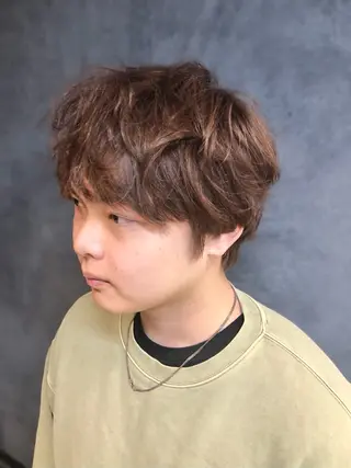 カラー ヘアアレンジ メンズ メンズ特化✂️栗原 侑也のヘアスタイル