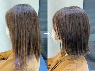 ショート ✨似合わせボブ✨ 縮毛矯正のヘアスタイル