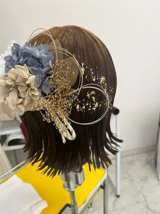 ミディアム ヘアアレンジ hairmake grace所属・anai yukieのヘアスタイル