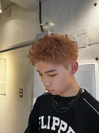 ショート メンズカット パーマ／稲葉のヘアスタイル