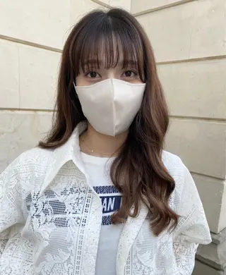 ロング カラー ボブ／レイヤー／艶 🦕risa  森下のヘアスタイル