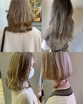 ミディアム カラー botan KOZUEのヘアスタイル