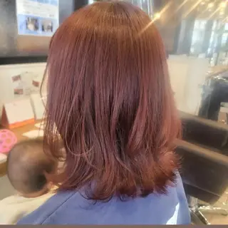 ミディアム カラー 関口 友菜のヘアスタイル