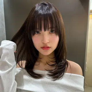 ロング レイヤーカット 期間限定無料　大智のヘアスタイル