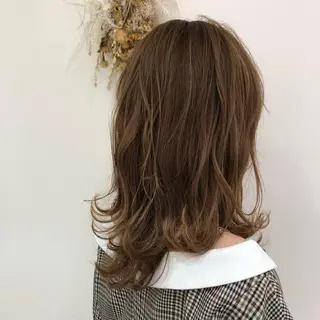 セミロング 【髪質改善】 梅田　聡のヘアスタイル