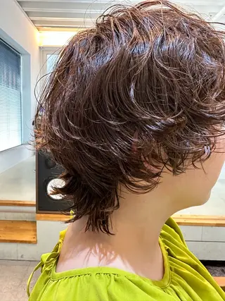 ショート パーマ マンツーマンサロン 髪質改善⭐︎代官山のヘアスタイル