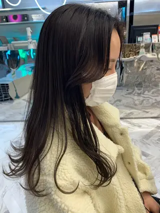 ロング カラー 平野 優奈のヘアスタイル