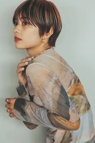 ショート カラー clan五反田所属・髪質改善、縮毛矯正 店長浅野太郎のヘアスタイル