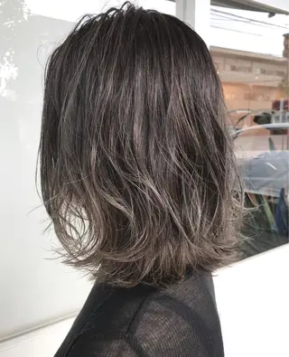 ミディアム カラー 杉田 健太のヘアスタイル