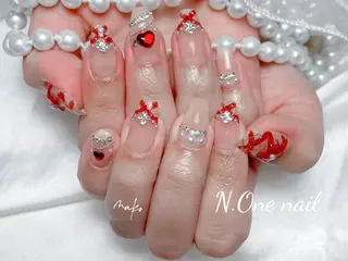 ネイル 長いだし/スカルプ/ パラシェルN.oneのネイルデザイン