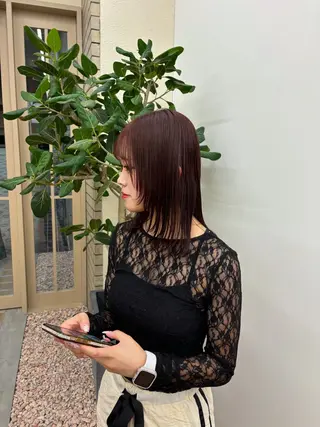 ミディアム りお /カラーモデルのヘアスタイル