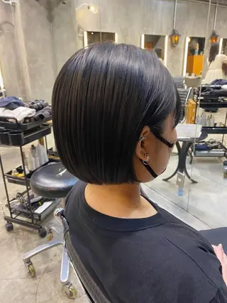 ショート カラー 透明感カラー🌿 グレージュ🐺陽介のヘアスタイル