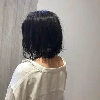 ミディアム 岩瀬 翔太のヘアスタイル