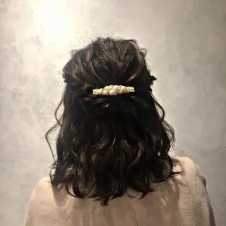 ミディアム ヘアアレンジ 似合わせスタイル 🌹mao🌹のヘアスタイル