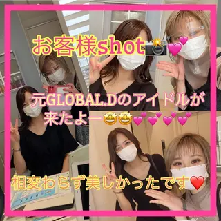 ショート カラー メンズ キッズ ✂︎ショート、ボブ、 レイヤー🩵YUMIのヘアスタイル