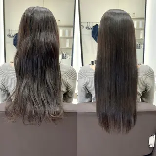 ロング EIGHT plum TOKIOリミテッドのヘアスタイル