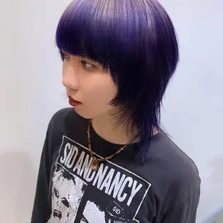 ミディアム カラー レイヤーカット// メイのヘアスタイル