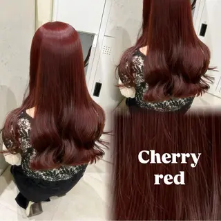 ロング ブリーチなしWカラー 暖色カラー/mayuのヘアスタイル