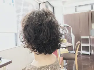 ショート パーマ 長内 大明のヘアスタイル