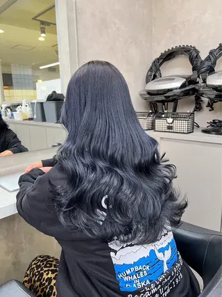 ロング カラー 🦋色落ち綺麗カラー メンズYUZU🦋‪のヘアスタイル