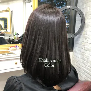 ミディアム Soleria 田中慎一のヘアスタイル