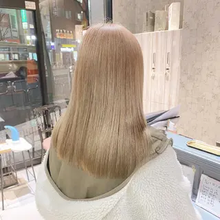 セミロング カラー ✨髪質改善専門店✨ QOLU✨のヘアスタイル