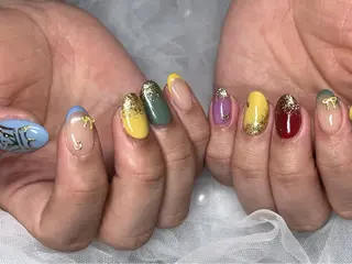 ネイル 7nail所属・なんば7nail YUZUHAのネイルデザイン