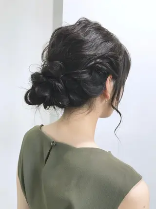 ヘアアレンジ エクステ（レミー毛） NINEのヘアスタイル