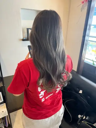 ロング カラー 坂井田 浩樹のヘアスタイル