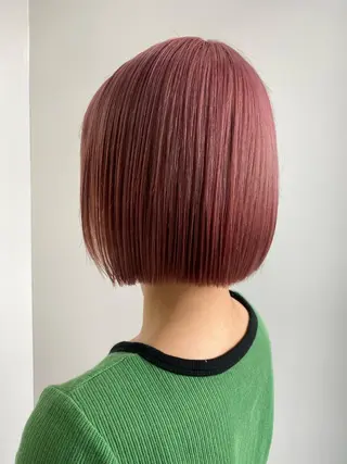 ショート カラー ヒラノホナミ 🫧透ける艶髪🫧のヘアスタイル
