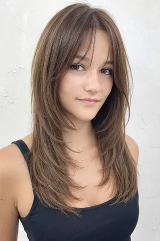 ロング カラー ベルグロー アルファのヘアスタイル