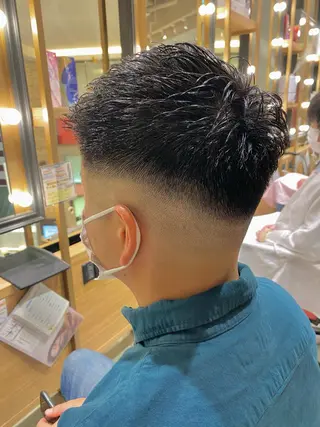 ショート メンズ unopulir 景山　凌のヘアスタイル