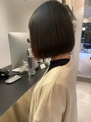 ショート riria/ボブ /透明感カラー🎀のヘアスタイル