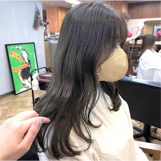 ロング カラー パーマ ヘアアレンジ メンズ ネイル マツエク・マツパ アイブロウ 前川 朋香のヘアスタイル