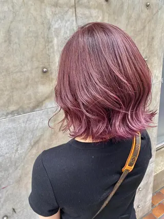 ミディアム カラー 【safric】 NAOのヘアスタイル