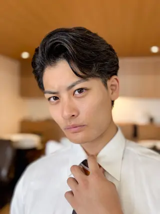 ショート パーマ メンズ 【メンズ縮毛矯正】 FILMS  軍司のヘアスタイル