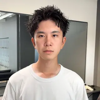 ショート メンズ 小岩 隆樹のヘアスタイル