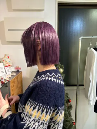 ミディアム カラー sakura🌸 レイヤー/韓国ヘアのヘアスタイル
