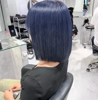 ミディアム カラー 🫧うる艶トレンド 🫧透明感カラーのヘアスタイル