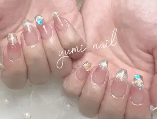 ネイル 𝐲𝐮𝐦𝐢🎀 長さ出しデザイン専門のネイルデザイン