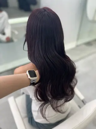 ロング カラー 💞ガーリー/艶カラ 金沢駅 yui 🪄のヘアスタイル