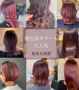カラー ショート annoii _pomのヘアスタイル