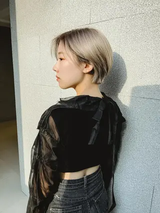 ショート ブリーチお任せ🫧 tokute高円寺のヘアスタイル