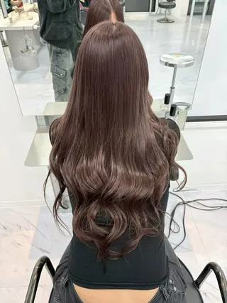 カラー 🩵福岡ブリーチなし レイヤー/紫音🩵のヘアスタイル