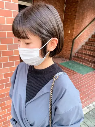 ショート 丹羽大喜 縮毛矯正/美髪矯正のヘアスタイル