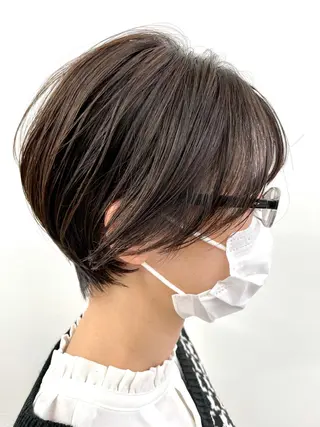 ショート カラー 笠原 健人のヘアスタイル
