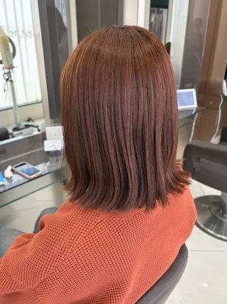 ミディアム 倉科夏奈 カラー/エクステのヘアスタイル