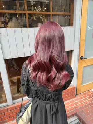 カラー 艶暖色/ベージュ SAKI💜のヘアスタイル