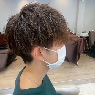 パーマ メンズ メンズサロンGRIT 店長 深山一平のヘアスタイル