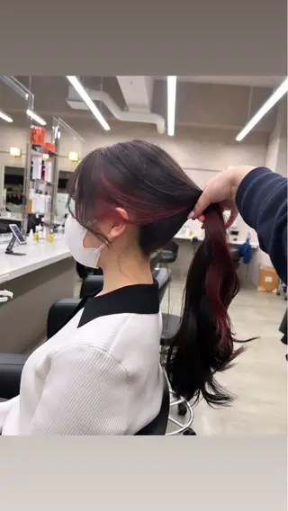 カラー 透明感ベージュ🤎 ナチュラルレイヤーのヘアスタイル